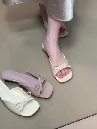 #拖鞋#蝴蝶结拖鞋#夏日穿搭#凉拖鞋#女鞋