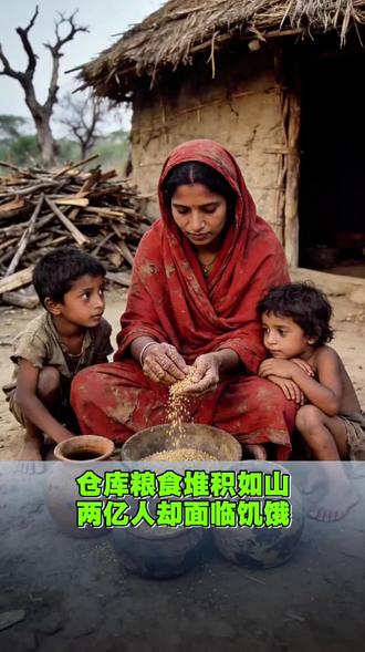 别再说印度人挨饿是因为缺粮!真实原因,藏在这盘国家经济账里#国际新闻 #资讯 #万万没想到 #创作者扶持计划 #印度