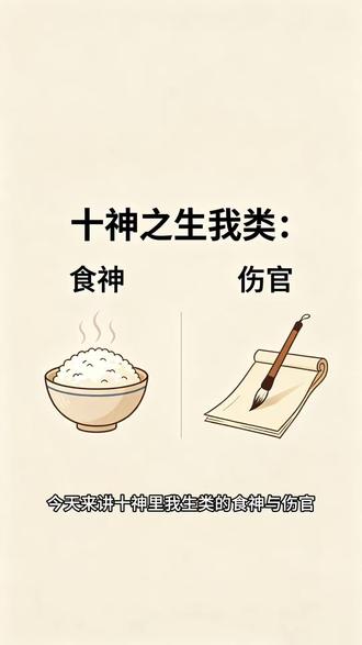 十神之我生类:食神+伤官 心思才情与个性锋芒,两类心性各有特点:
食神:温和聪慧,擅长享受生活、内敛有才
伤官:思维灵动,个性鲜明,敢于突破常规
#真实生活分享计划 #食神伤官 #十神细分 #八字性格解读 #国学易学