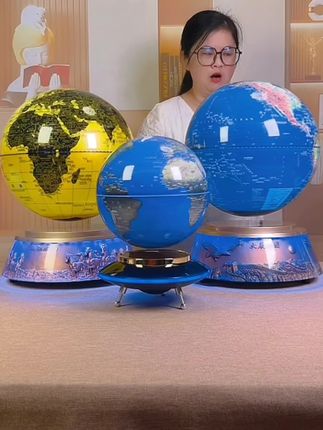 #磁悬浮地球仪#地球仪 #AI智能地球仪