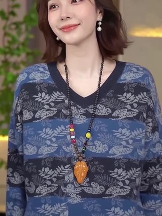 羊绒衫青花瓷款#谁穿谁漂亮 #新款分享