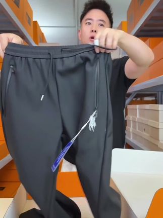 保罗温诗登防风石墨烯冬季男高弹力加绒裤#男士冬季防风裤#冬季保暖裤#加绒休闲裤#冬季穿搭