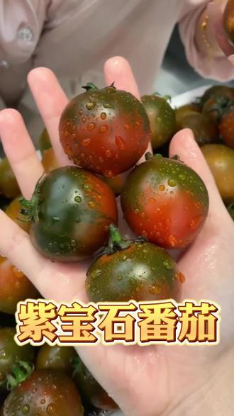 怎么会有这么好吃紫宝石番茄,年后代餐低卡又好坚持 #番茄 #低卡水果 #年后