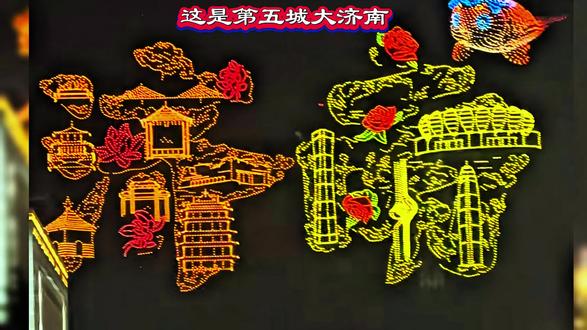 昨晚的无人机表演让人耳目一新!现场人山人海!