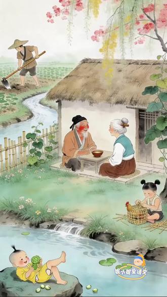 四年级下册语文第一课 古诗三首 清平乐*村居