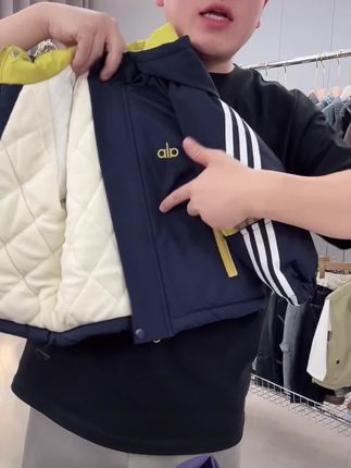 男童加绒外套2025新款儿童夹棉派克服中小童帅气二棉冲锋衣时髦潮#时尚上衣#百搭上衣#休闲上衣#儿童上衣#儿童上衣推荐