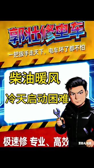 # 辽源同城修电动车#电动车维修#柴油暖风#冷天启动困难 如何解决? 随我的视频看一看。