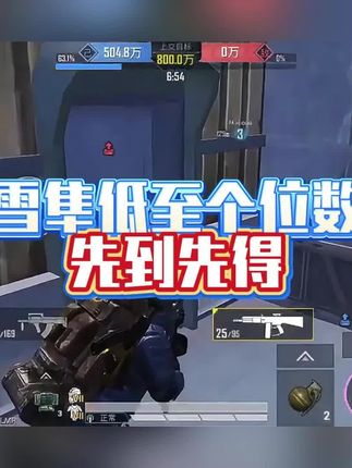 个位数雪隼,先到先得#雪隼 #地铁逃生 #和平精英地铁逃生