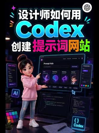 codex 一句话完成 image2 提示词网站,完成度非常高#codex #claude #ai编程 #中转站