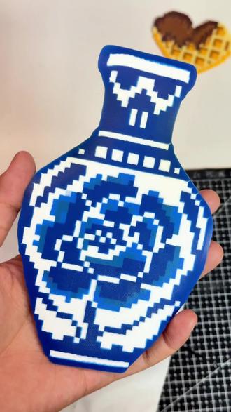 亮面不在需要烫片!
没有买烫片 ,只有一两个图会用到亮片的都可以不用买了。
台伊伊老师的省钱小妙招来啦!(温馨提示上
面如果放东西或者压的话,在没有凉的情况下会有痕迹!#我在抖音玩拼豆 #当我染上了拼豆 #拼豆#亮面烫 #手工爱好者