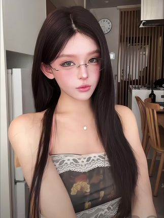 莉莉丝~我敢说这个价位里买不到比它更逼真自然的#假发 #假发造型 #修饰脸型 #假发推荐 #自然假发