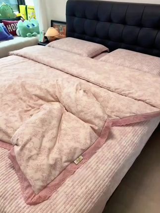 一眼就爱住了呀#床盖四件套 #面料柔软舒适 #温暖的小窝