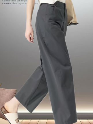 抖音旗舰高腰灰色裤子女2025新款夏季纯棉显瘦哈伦裤女九分休闲松弛灯笼裤#高品质女裤 #休闲裤穿搭 #简约大气 #休闲裤 #夏季穿搭