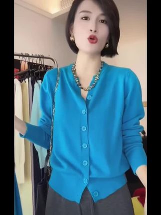 【运费险+现货】秋冬新款欧若时尚外套针织衫百搭显瘦宽松休闲上衣#穿出高级感 #强烈推荐 #春秋新款 #新品穿搭 #时尚洋气