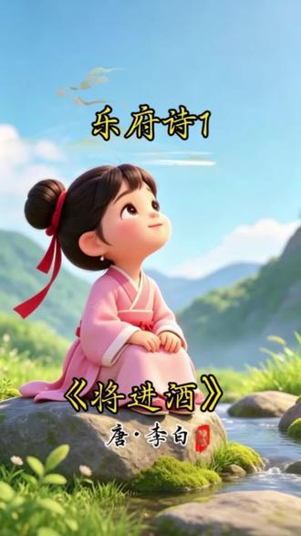 将进酒 一个故事,让你读懂孩子心里的《将进酒》#唐诗三百首打卡 #将进酒 #中国古诗词动漫 #将进酒挑战赛 @阳阳古诗