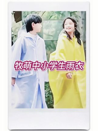 雨衣学生上学专用儿童全身长款防暴雨小中大男孩女青少年带书包位
