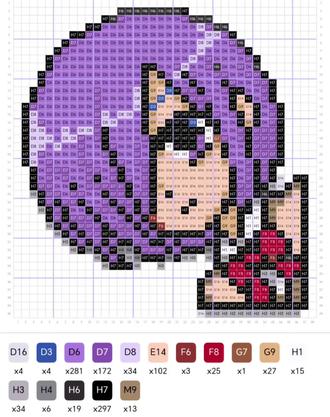 涨了就能给你做😘这是谁的头像,快来认领吧~#拼豆图纸 #宠粉 #把头像做成拼豆图纸 #拼豆 #万物皆可拼豆