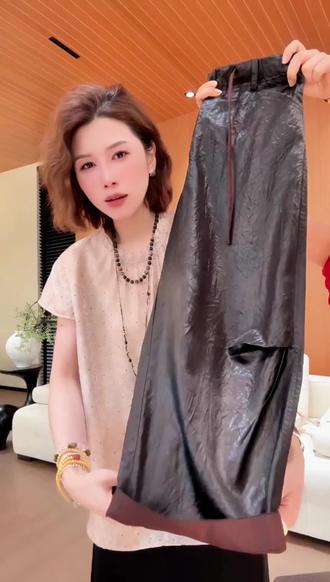月月 2026夏季新款【二代伞兵裤】轻薄款百搭醋酸休闲裤 2605D3010#主打舒适松弛感 #夏季舒适慵懒感穿搭 #舒适极简风 #夏日新款极简穿搭分享 #舒适感max