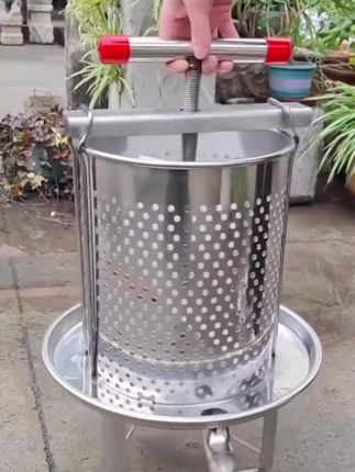 304不锈钢压蜜机 小型榨蜜机蜂蜜中压榨机取蜜机酒家用手动榨汁机#压蜜机 #蜂蜜压榨 #实用好物 #好东西一起分享