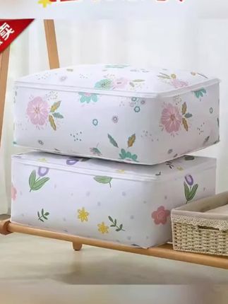 家用折叠衣服棉被收纳箱布艺防尘收纳袋储物百纳箱搬家打包袋#收纳箱 #收纳袋 #打包袋收纳 #好物推荐🔥 #家用好物