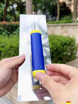 友力不锈钢抹子刮腻子抹子批墙抹灰刀无钉装修油漆工刮水泥批墙刀