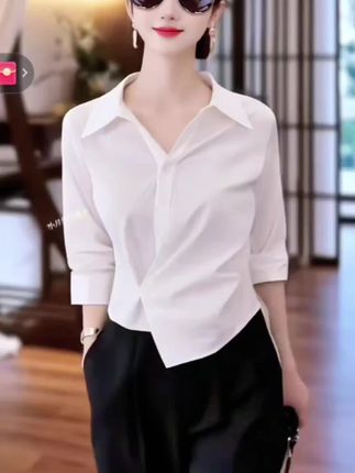 #夏季穿搭 #穿出高级感 #女性气质穿搭 #简约大气 #韩版条纹t恤女款