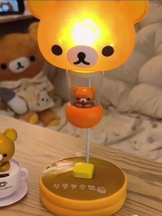 昨天还收藏在🛒 今天就收到啦#轻松熊小夜灯 #小夜灯 #玩个很新的东西 #少女心爆棚 #可爱到爆炸💥
