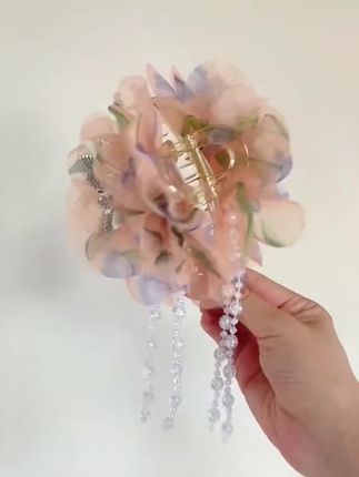 网红新款百搭蝴蝶流苏抓夹新中式超仙灵动时尚气质多层显发量韩版#抓夹 #抓夹用法 #抓夹发型 #抓夹怎么抓出好看发型