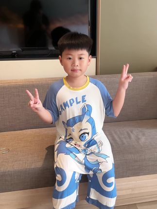 宝贝的夏季睡衣来啦#夏季穿搭 #爱了爱了 #小孩睡衣套装 #潮童穿搭 #男宝穿搭