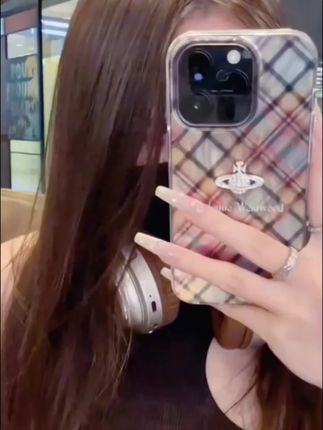 雅天立撞色格纹星球适用苹果15手机壳iPhone13潮华为vivo小米oppo #手机壳推荐 #仙女必备 #超便宜超划算