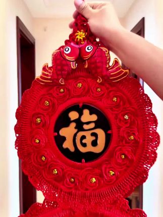 【乔迁挂件中国结】(葫芦挂饰)客厅玄关背景墙阳台走廊装饰春节挂件#中国结 #乔迁挂件中国结 #中国结推荐