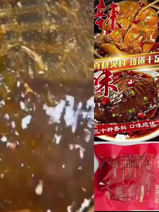 #上热门 #好物推荐🔥 #冷链发货麻辣卤味整只加热开袋即食鲜活现卤滋补熟食卤甲鱼