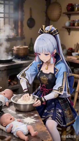 随便发发#二次元 #神里绫华AI #随变