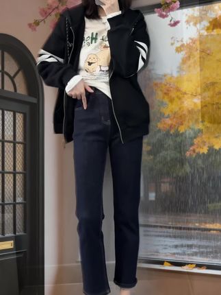 #牛仔裤 #显高显瘦 #百搭神裤 #小个子穿搭 #套装显瘦穿搭