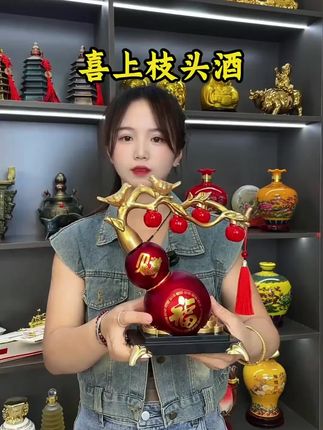 杏氿山西清香型客厅摆件装饰原浆礼盒酒53度500ml*1瓶#收藏摆件#性价比超高#送人送礼#原浆酒#清香型白酒