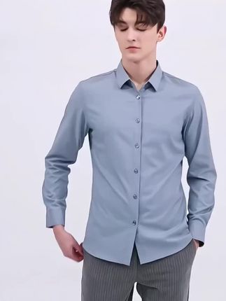男士衬衫,春秋款免烫衬衣,商务休闲职业正装#大气时尚 #男士衬衫