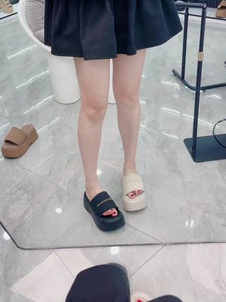 #厚底鞋#拖鞋 #小个子穿搭 #显高显瘦显腿长 #小个子穿搭