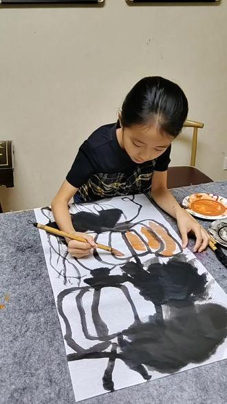 国画,水墨,课堂实拍#国画花鸟#书画