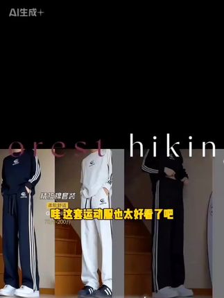 GODLIKE/古莱登秋新品精梳棉运动套装男女同款青少年卫衣卫裤大码 #好物推荐 #热门推荐 #爆款推荐