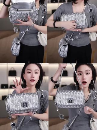 HorseKingly女士腋下斜挎包时尚通勤链条女包1121赠礼盒 #腋下斜挎包 #通勤链条女包 #时尚洋气百搭