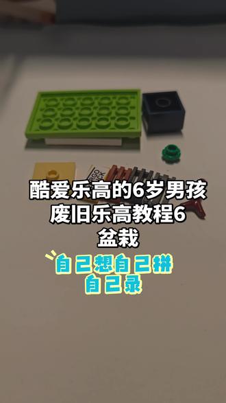 今天又是新想法,虽然很多小积木变成了零碎的零件,但小小的脑瓜会化腐朽为神奇!#积木 #积木搭建 #乐高积木搭建 #乐高 ##玩游戏我是认真的