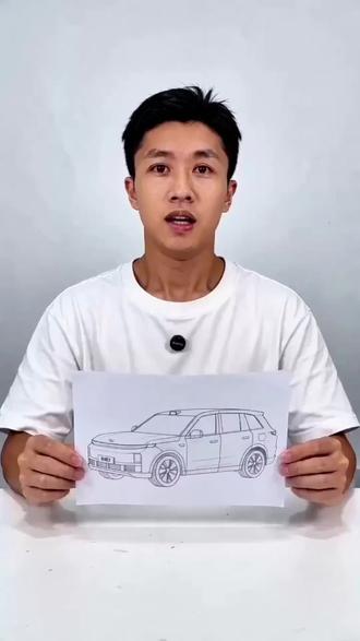 纸板做理想L7 #创作者中心发布作品 #手工diy #理想l7 #小米su7 #抖音汽车