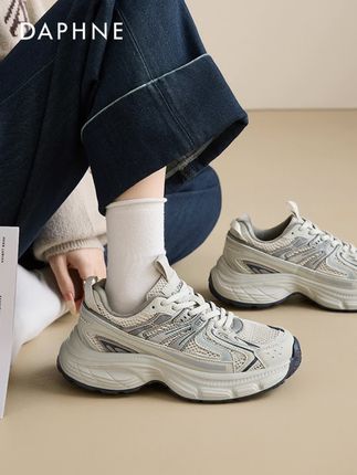 【啄木鸟复古厚底老爹鞋女款小个子增高2025新款春秋爆款休闲运动鞋】#潮鞋推荐好看不贵 #好穿不累脚 #百搭鞋子 #爱了爱了 #小个子