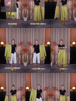 #穿出青春活力 #谁穿都好看 #夏季穿搭 百搭时尚休闲裤女六分裤夏季薄款休闲高腰中裤韩版直筒裤七分裤