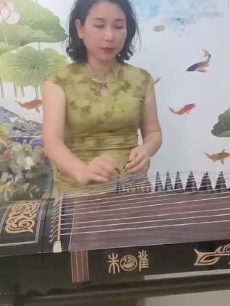 #国风古韵 #民族乐器 #古筝遇上流行曲 #古筝练习 #旗袍美人