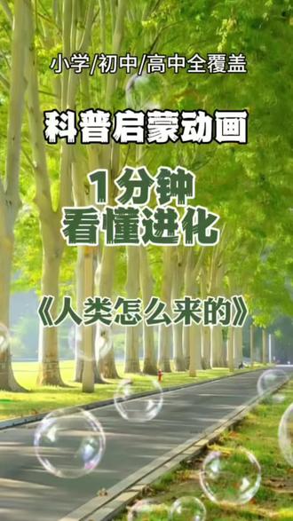人类是怎么来的?孩子一看就懂的动画 孩子总问人类是怎么出现的,课里没讲细的人类进化,一部动画全明白#人类起源 #儿童科普动画推荐 #儿童科普动画 #小学生科普 #知识科普