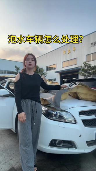 泡水车怎么处理#荆州淹水了 #荆州修车找芳姐