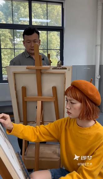 第1集| 我在即梦发现了一个超棒的故事素描改画难题做同款,一共2集!#素描改画难题-做同款 #即梦AI #美术日常 #零基础美术生 #几何体素描教学