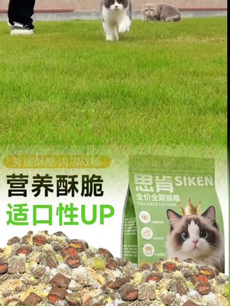 #好物推荐🔥 #养好猫选好粮#思肯泡芙猫粮