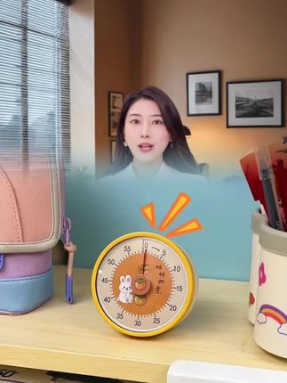 拖延症计时器学生专用儿童作业定时可视化学习时间管理器自律神器#好物推荐🔥 #上热搜 #计时器 @巨量千川